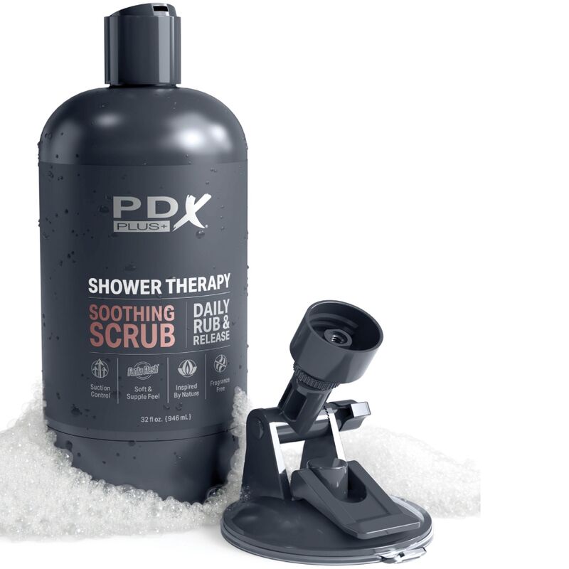 PDX Plus Shower Therapy Stroker - Diseño Discreto Botella Champú