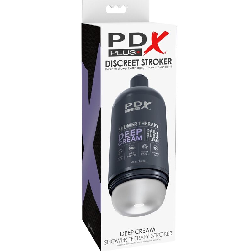 PDX PLUS+ Stroker Masturbator - Diseño Discreto Botella de Champú