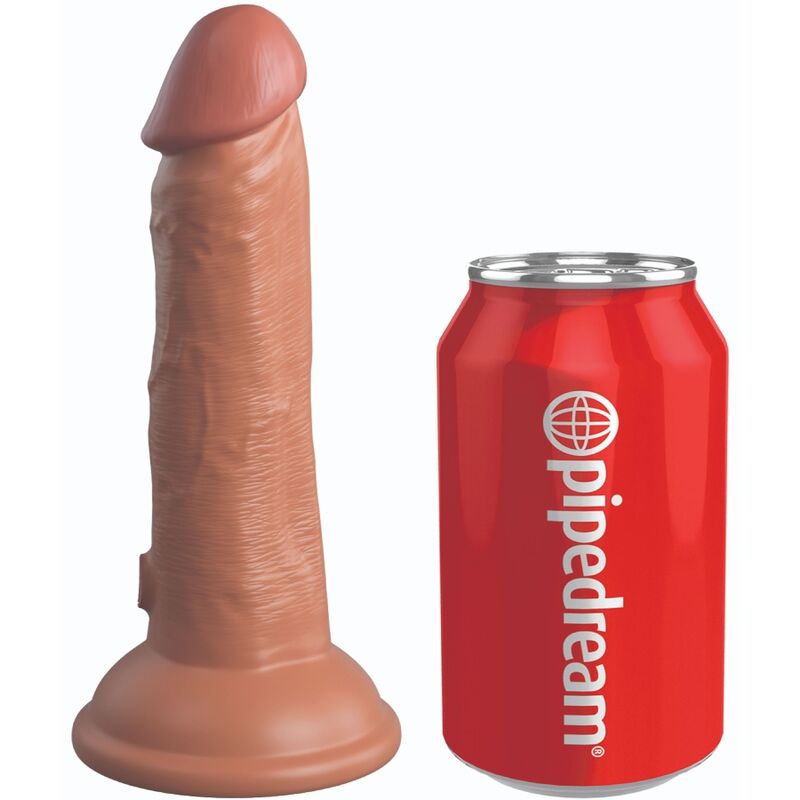 King Cock Elite Realistic Silicone Dildo 15.2 cm Caramel
