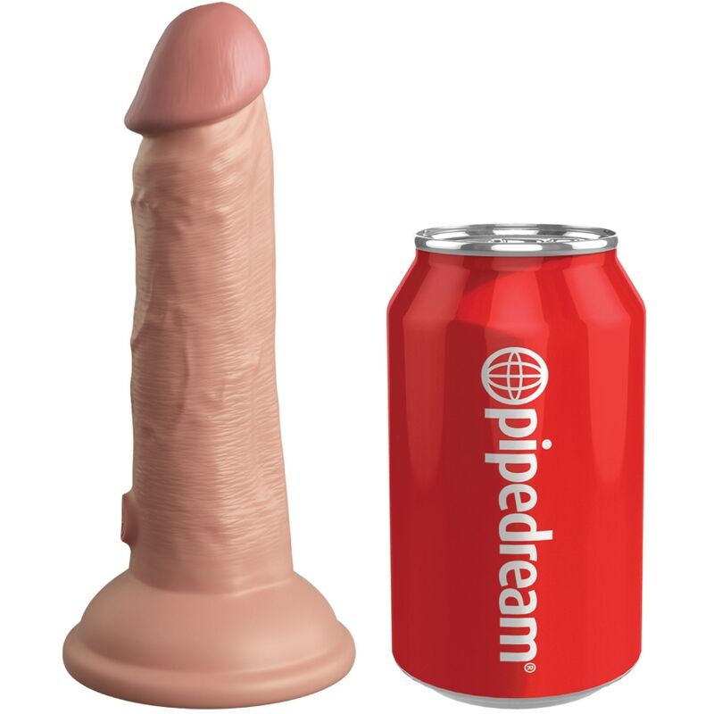 King Cock Elite Realistic Dildo Vibrating Silicona 15.2 cm