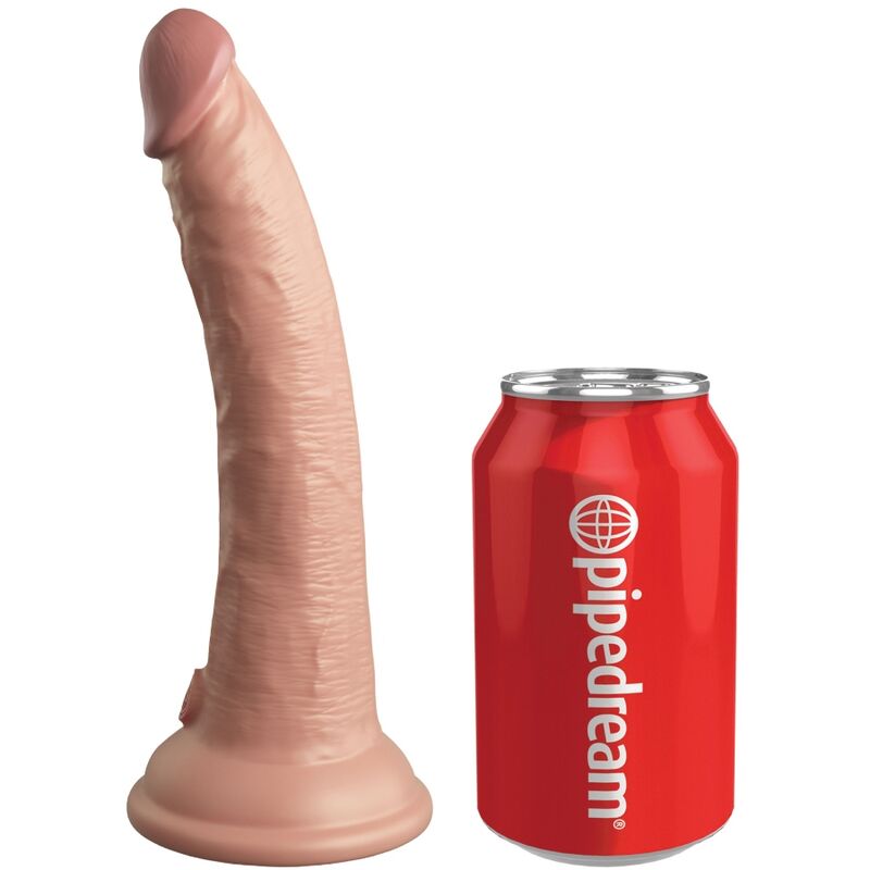 King Cock Elite Realistic Dildo Vibrator 17.8 cm con Control Remoto