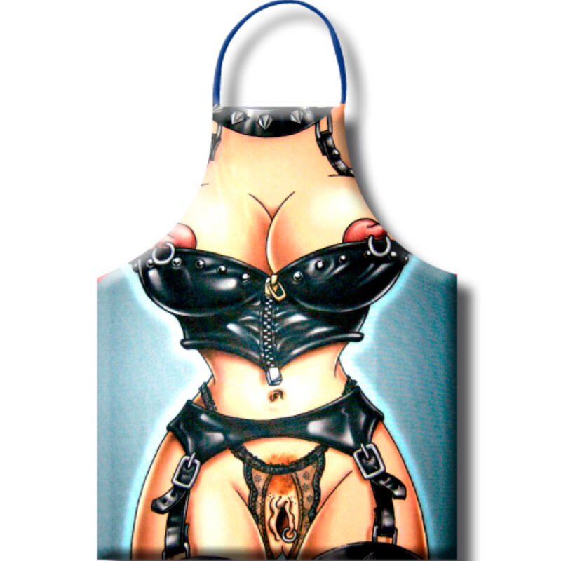 Delantal Sado Mujer Diablo Picante - 100% Poliéster