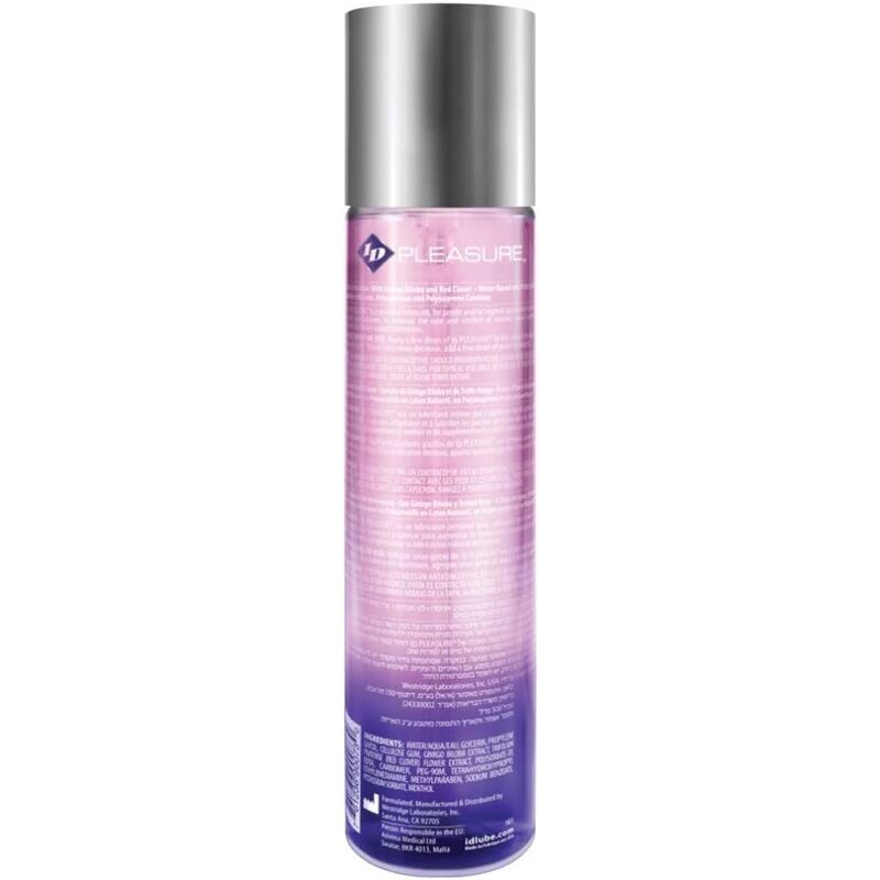 ID Pleasure Lubricante Base Agua Sensación Hormigueo 500ml