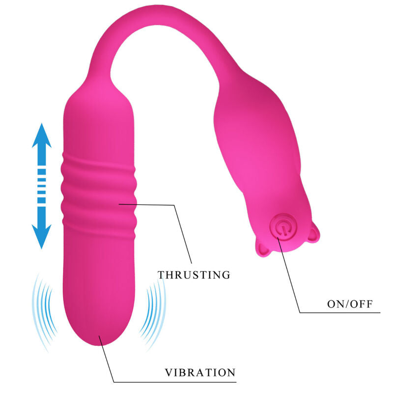 Pretty Love Nobikuma Pink - Vibrador de Silicona