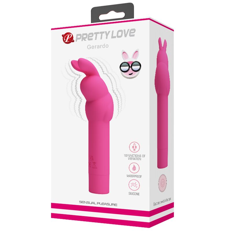 Pretty Love Gerardo Fuschia - Vibrador Rabbit de Silicona