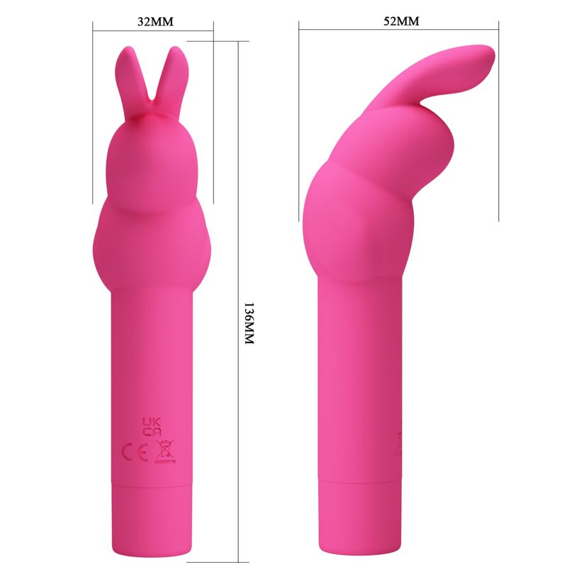 Pretty Love Gerardo Fuschia - Vibrador Rabbit de Silicona