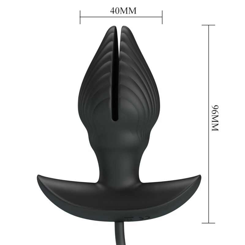 Pretty Love Plug Anal Inflable Recargable - 10 Modos Vibración