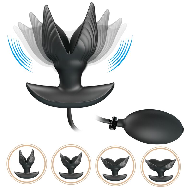 Pretty Love Plug Anal Inflable Recargable - 10 Modos Vibración