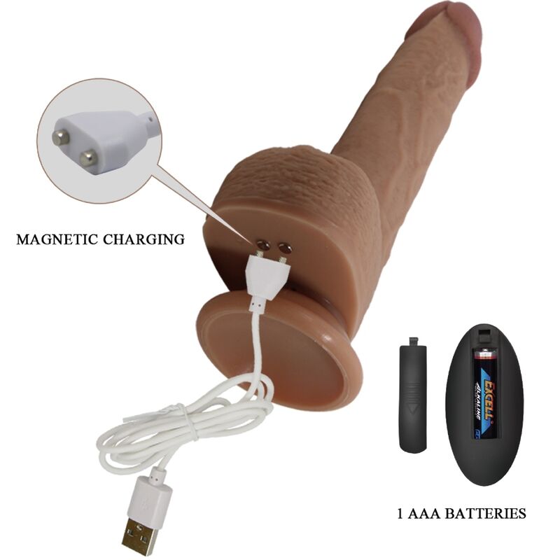 Pretty Love Tommy Realistic Dildo Vibrator 22.5 cm