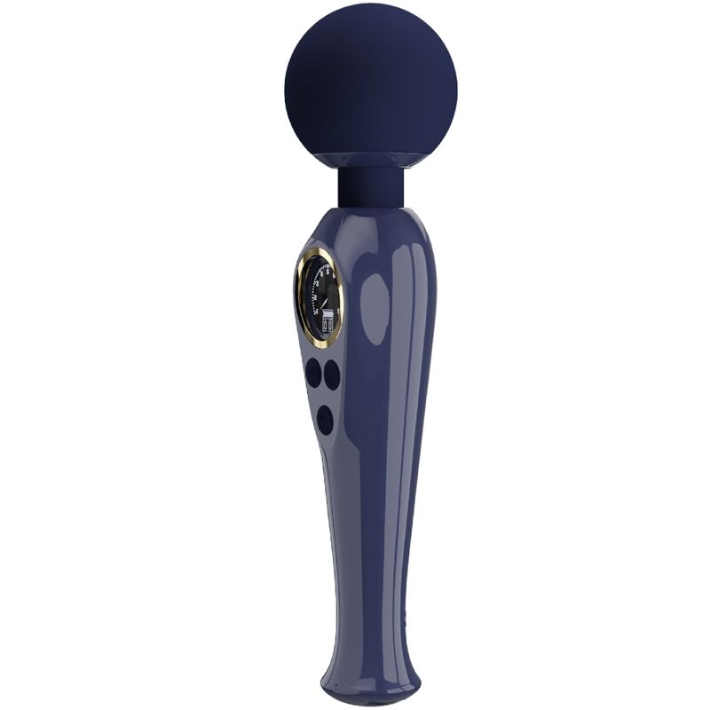 Pretty Love Skyler Vibrador Wand Azul - 10 Modos y 9 Velocidades