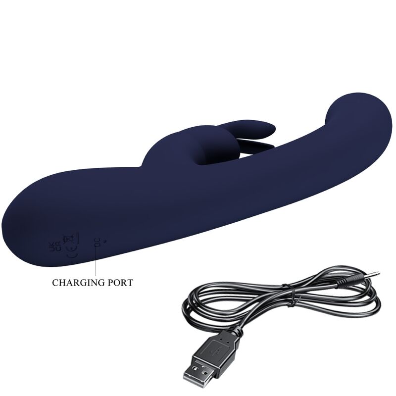 Pretty Love Lamar Rabbit Vibrator & Blue G-Spot