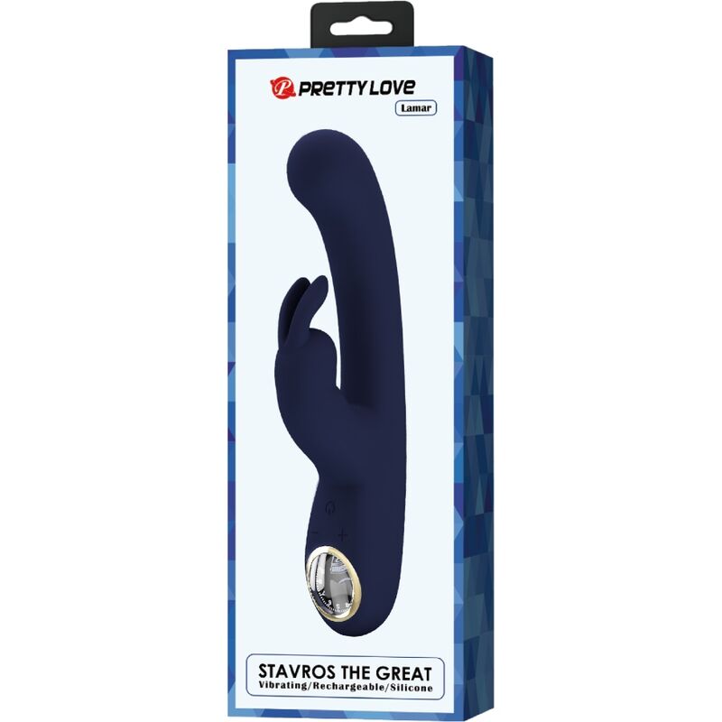 Pretty Love Lamar Rabbit Vibrator & Blue G-Spot
