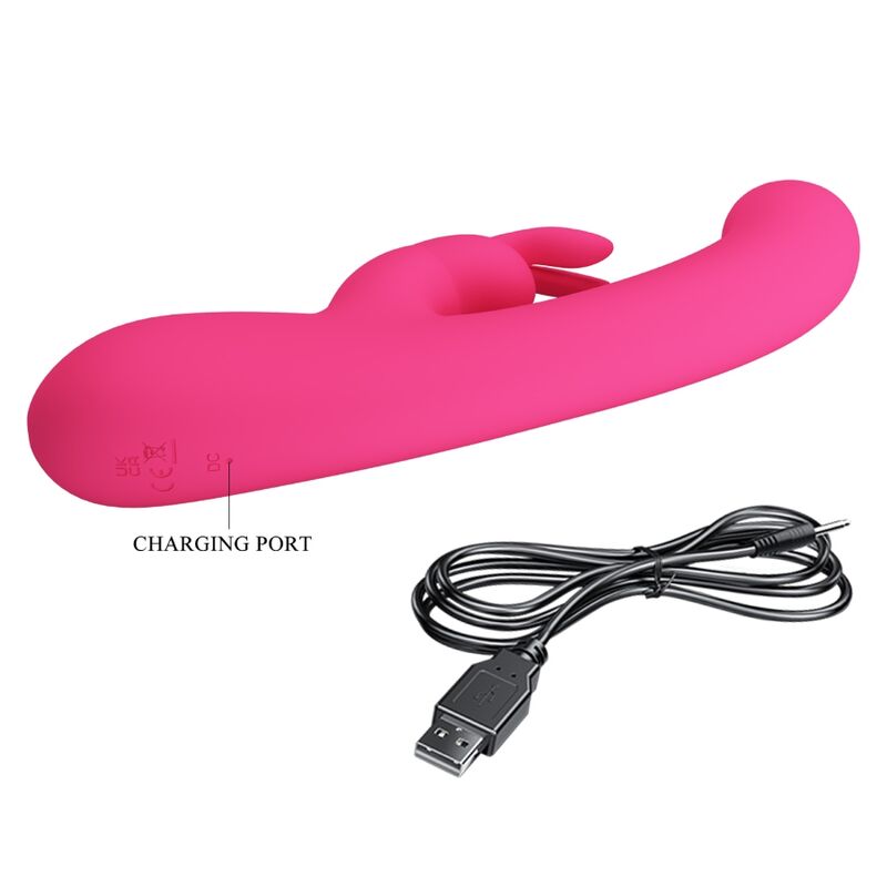 Pretty Love Lamar Rabbit Vibrator Rosa - Estimulador Dual
