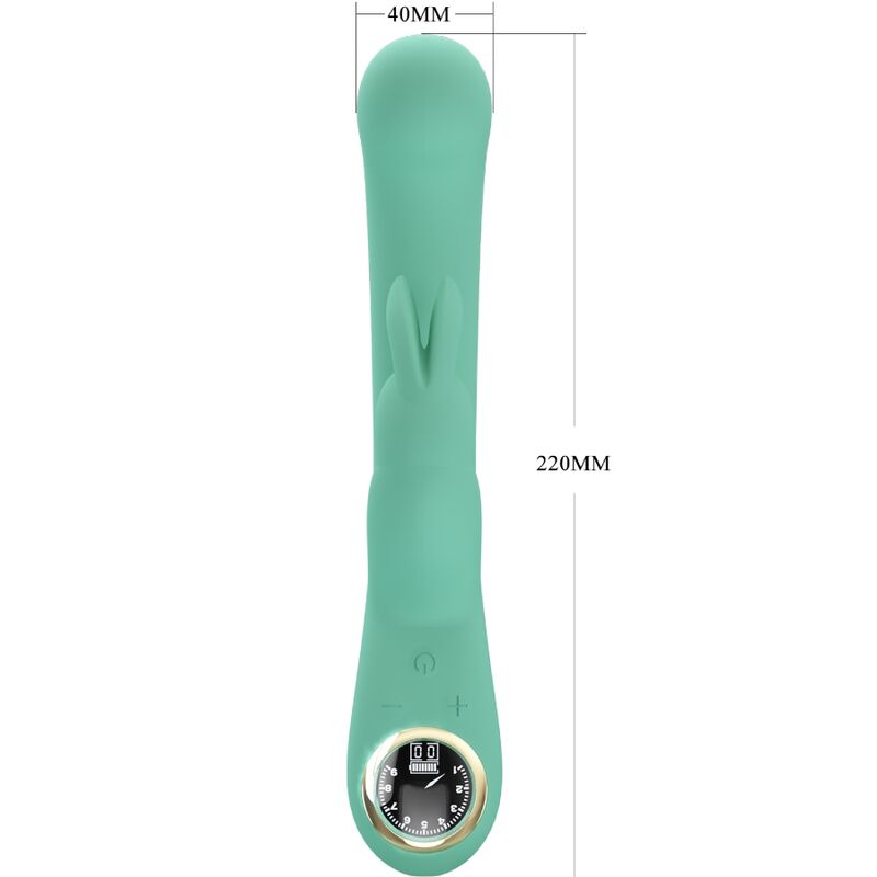 Pretty Love Lamar Rabbit Vibrator & Green G-Spot