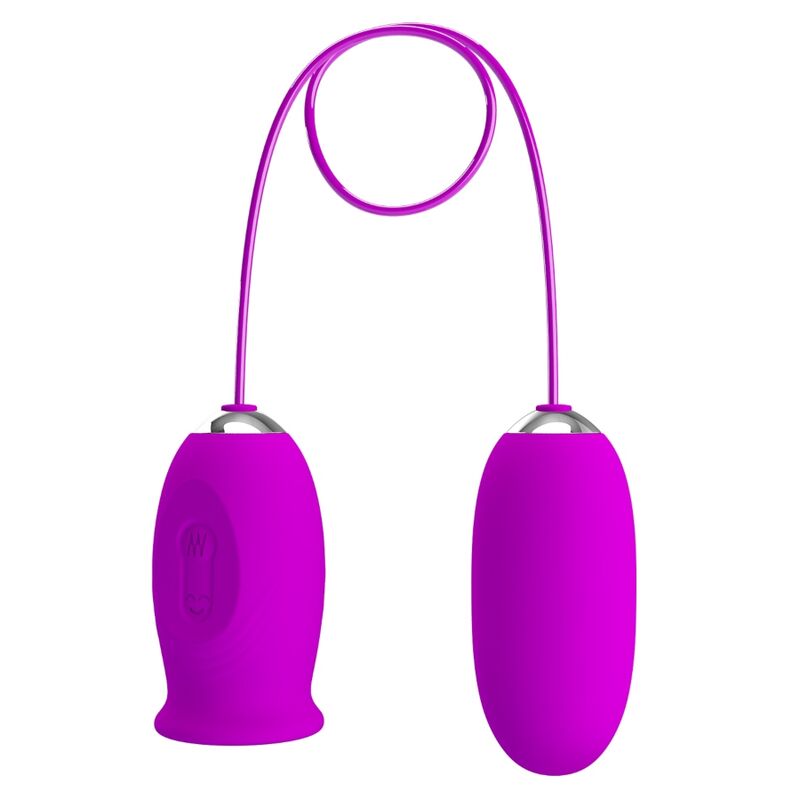 Pretty Love Daisy Dual Egg Vibrador Recargable Púrpura