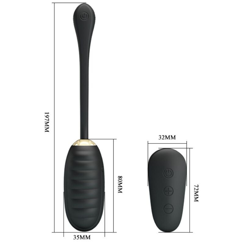 Pretty Love Doreen Luxury - Huevo Vibrador Recargable con Mando a Distancia