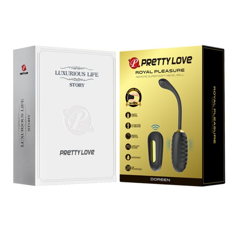 Pretty Love Doreen Luxury - Huevo Vibrador Recargable con Mando a Distancia