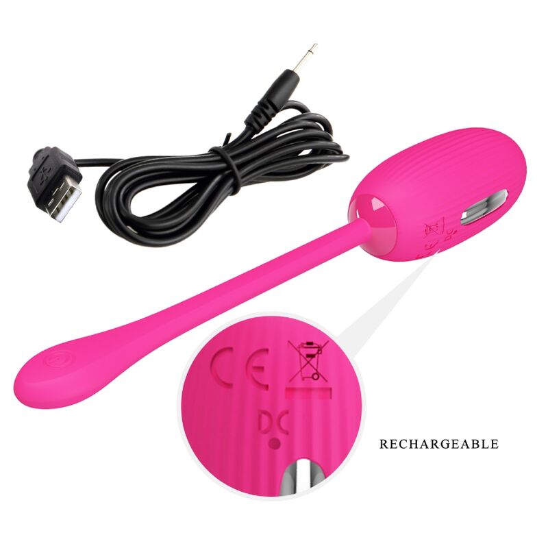 Pretty Love Doreen - Huevo Vibrador Recargable con Control Remoto Magenta