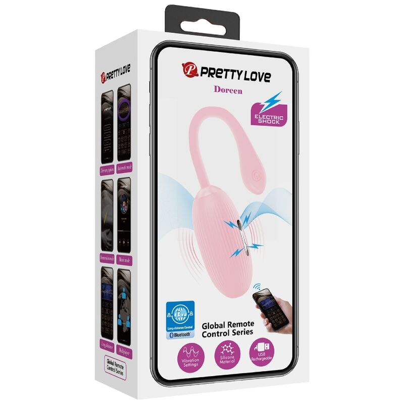 Pretty Love Doreen Pink - Huevo Vibrador Recargable