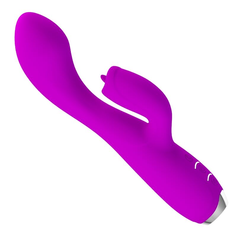 Pretty Love Gloria Vibrador Recargable Tipo Conejo Impermeable Púrpura