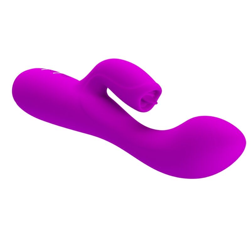 Pretty Love Gloria Vibrador Recargable Tipo Conejo Impermeable Púrpura