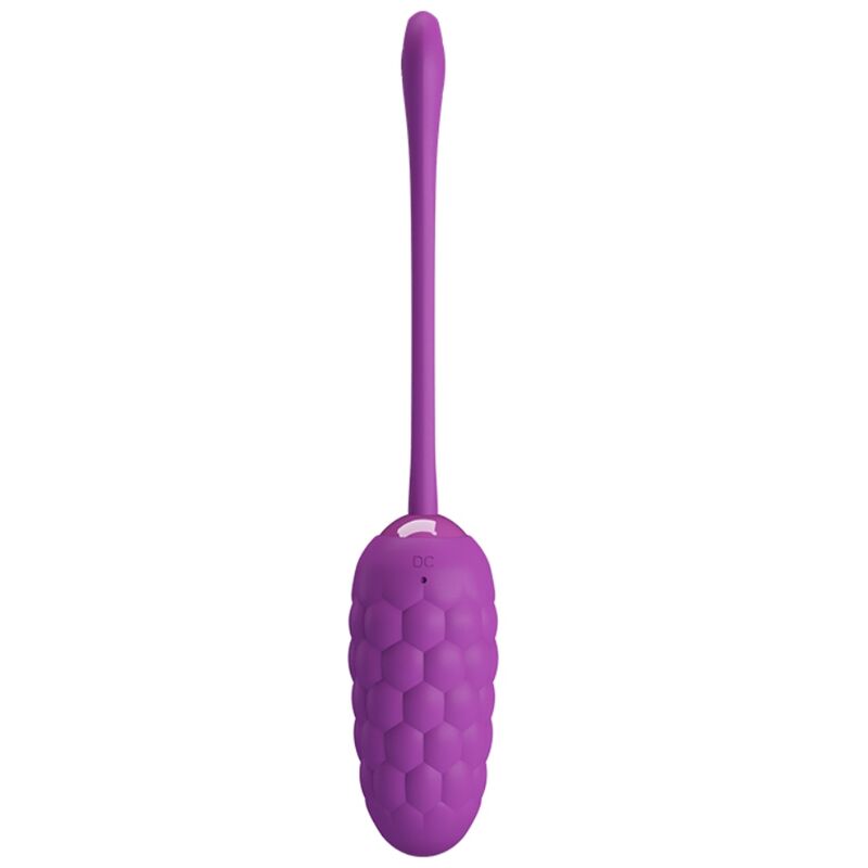 Pretty Love Vibrating Egg Purple - Recargable con Textura Marina
