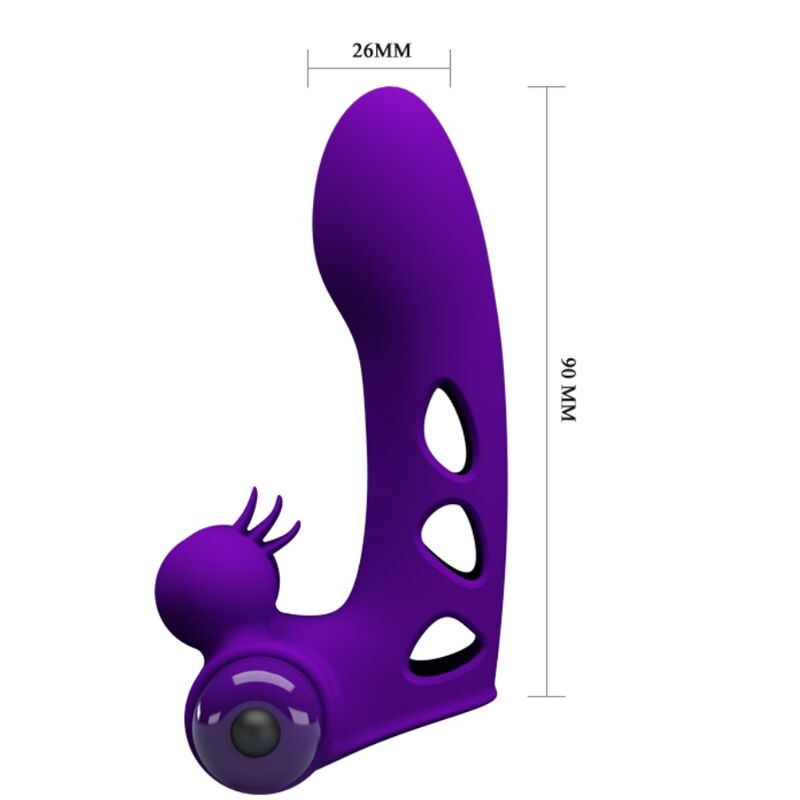Pretty Love Orlando Purple Vibrator Finger Cover