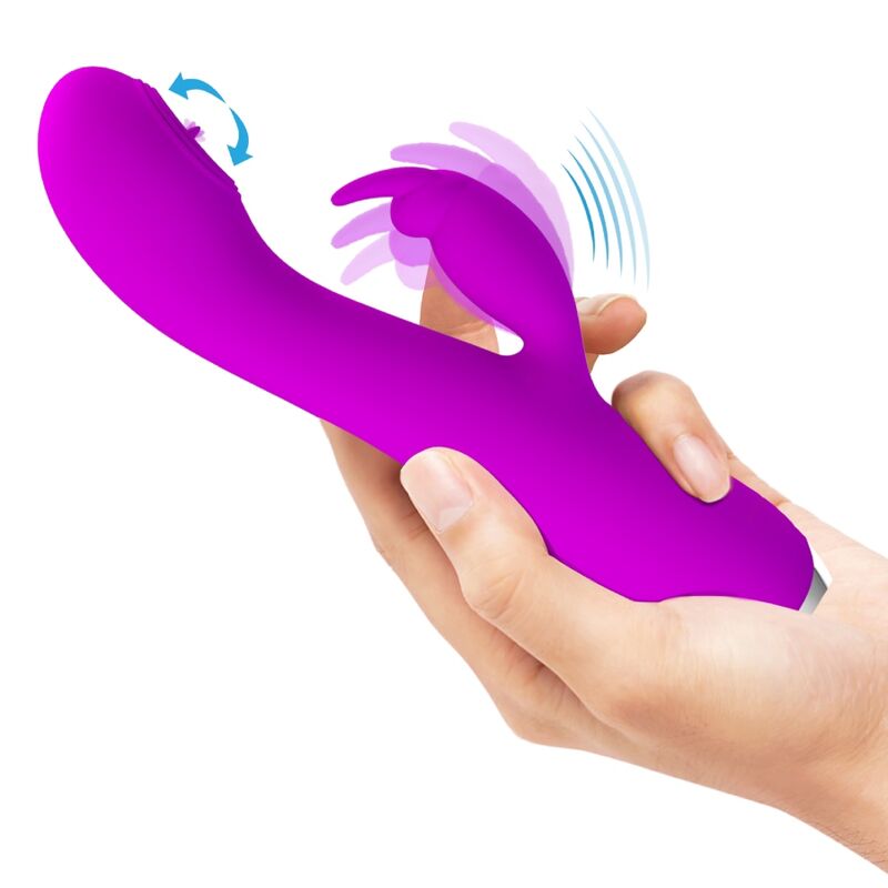 Pretty Love Rachel Vibrador Recargable con Ventosa Púrpura