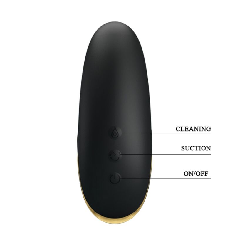 Pretty Love Luxury Rechargeable Suction Massager Black