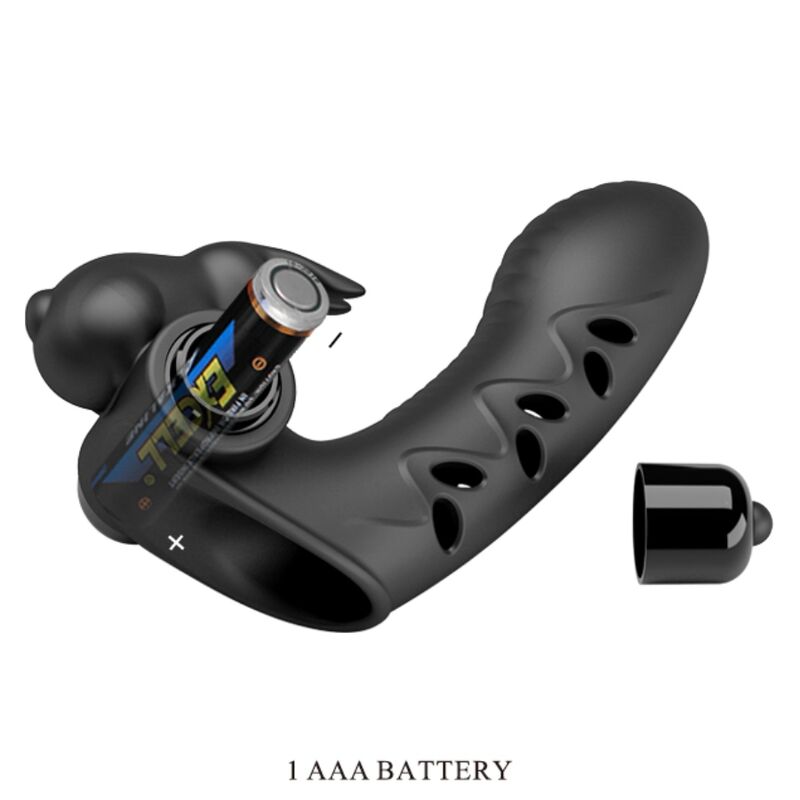 Pretty Love Vance Black Rabbit Vibrator Finger Cover