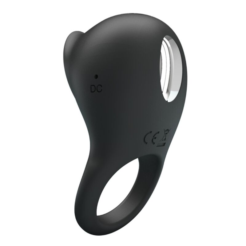 Pretty Love Vibrating Penis Ring with Black Tongue