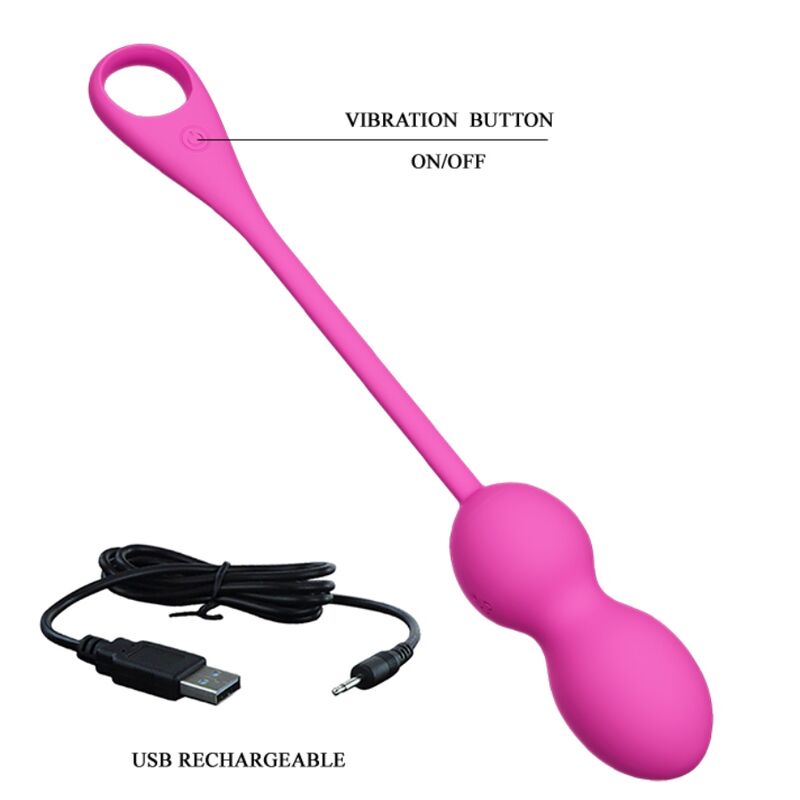 Pretty Love Elvira Pink - Bolas Vibrantes Recargables