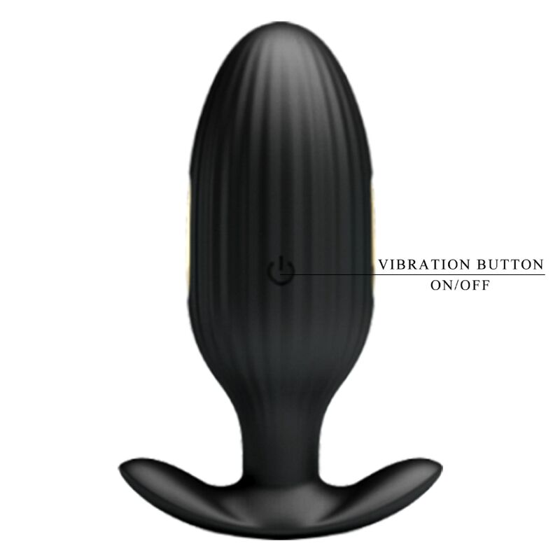 Pretty Love Jefferson App Controlled Anal Plug Black