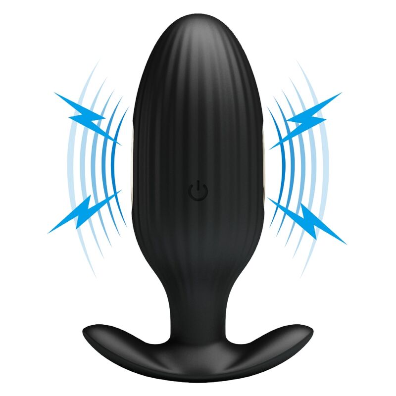 Pretty Love Jefferson App Controlled Anal Plug Black