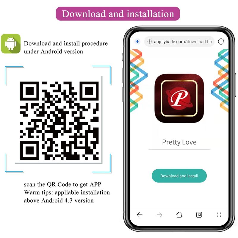 Pretty Love Jefferson App Controlled Anal Plug Black