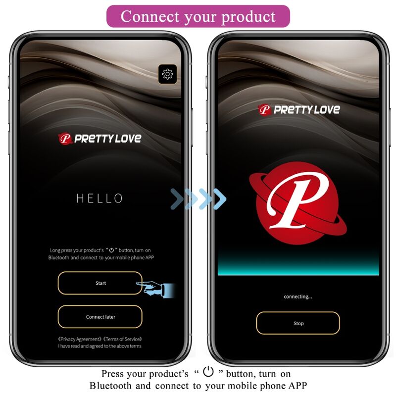 Pretty Love Jefferson App Controlled Anal Plug Black