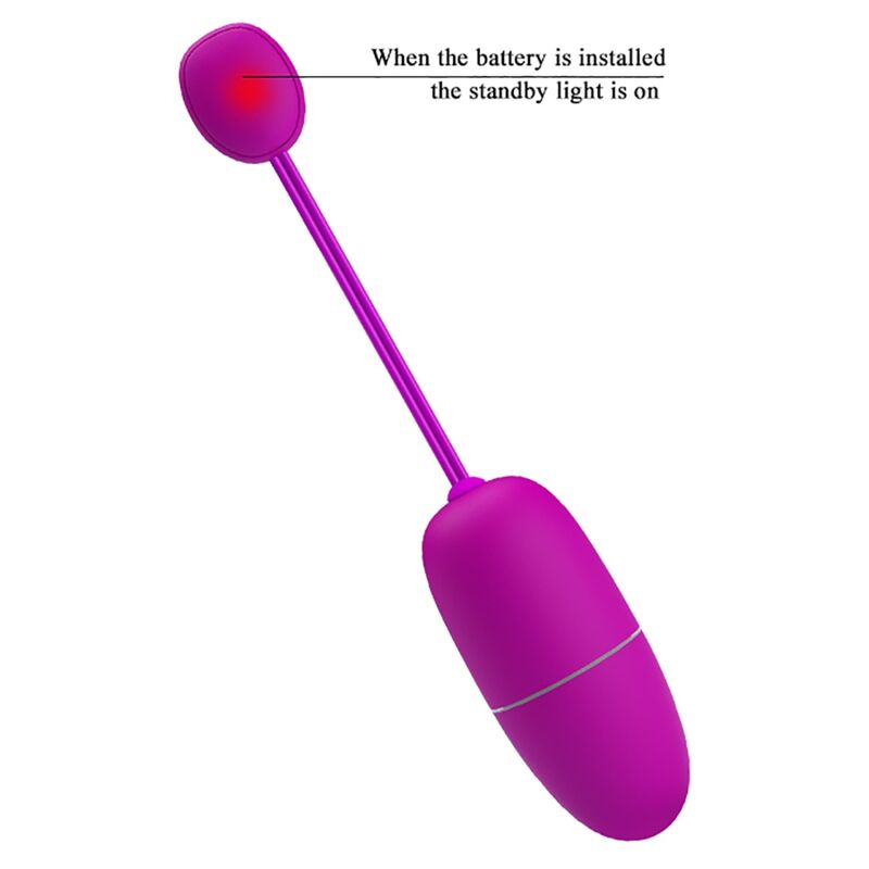 Pretty Love Nymph Vibrating Egg App Controlled Purple