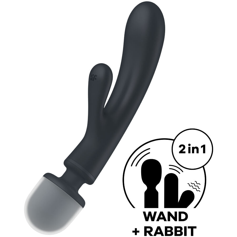 Satisfyer Triple Lover - Vibrador Rabbit con 3 Motores y Función Masaje