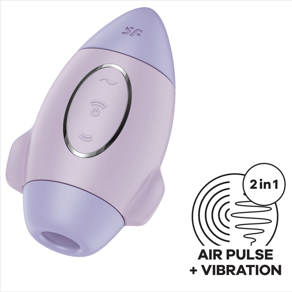 Satisfyer Mission Control Lilac Small - Vibrador de Doble Impulso