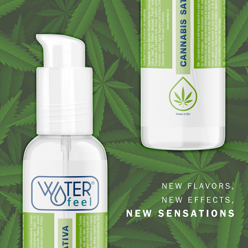 Waterfeel Cannabis Lubricant 150 ml - Lubricante Íntimo