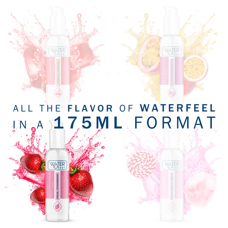 Waterfeel Lubricante Sensual Base de Agua Sabor Fresa 175 ml