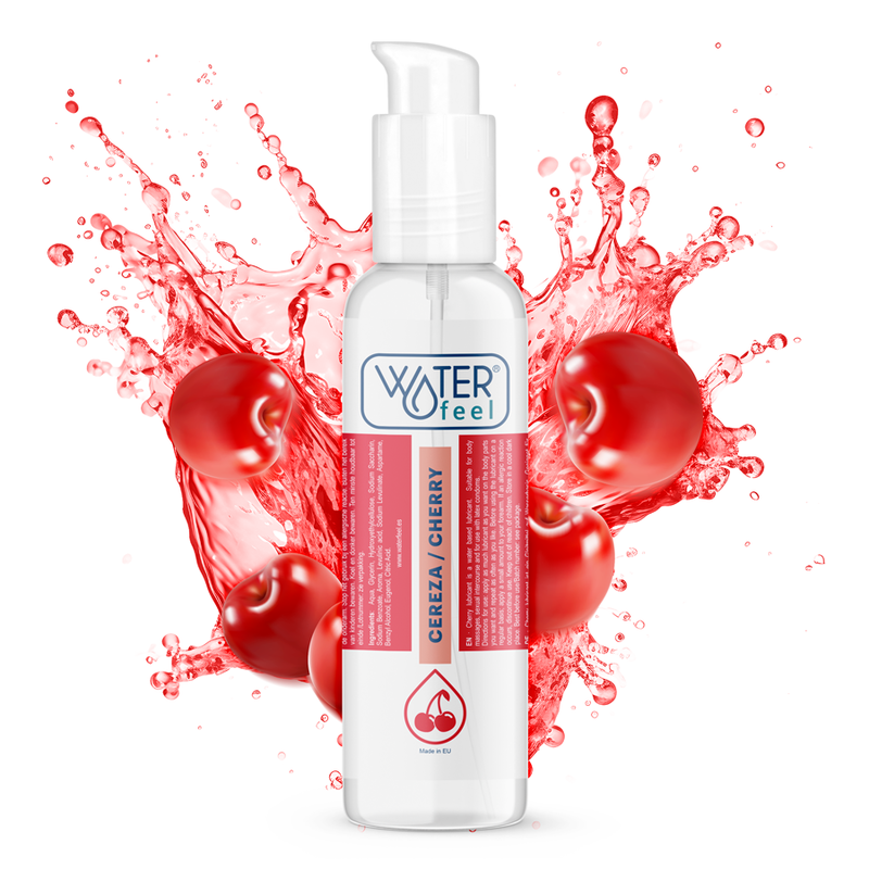 Waterfeel Cherry Lubricant 175 ml - Lubricante con Sabor a Cereza