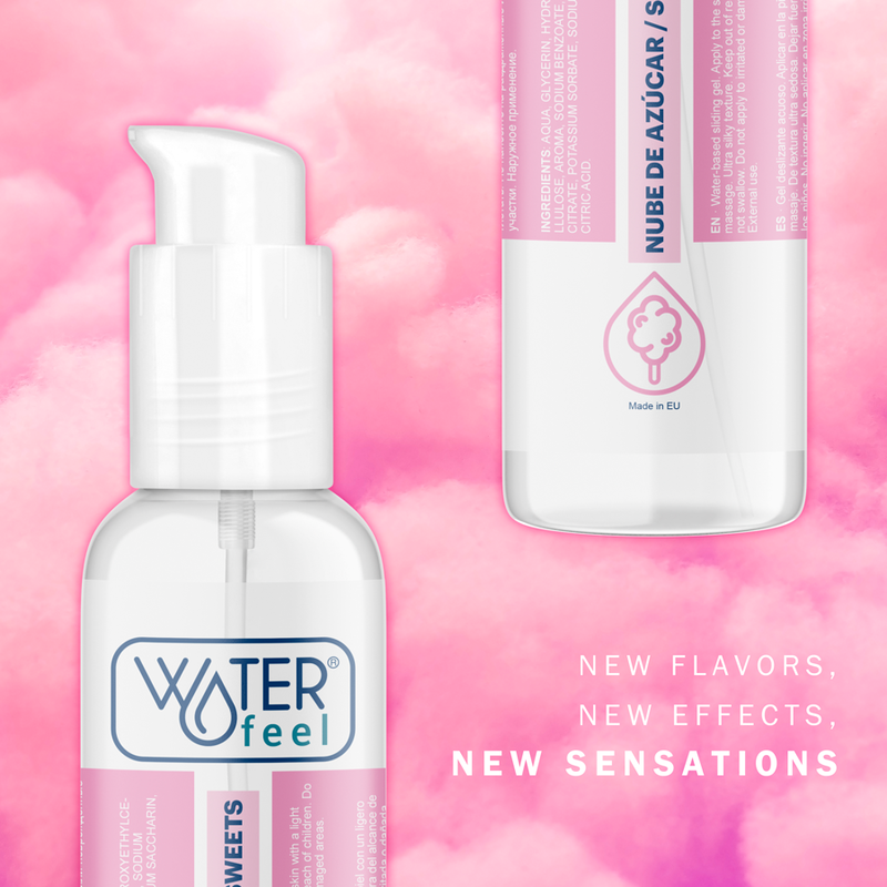 Waterfeel Sugar Cloud Lubricant 175 ml - Lubricante con Sabor