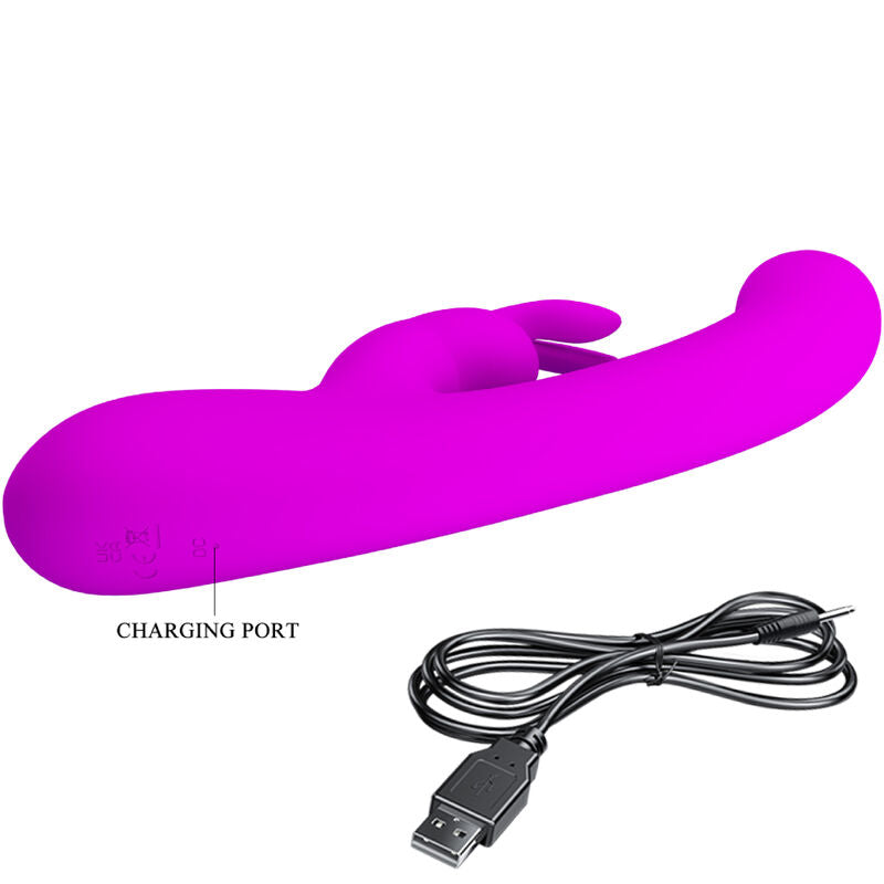 Pretty Love Lamar Rabbit Vibrator & Violet G-Spot