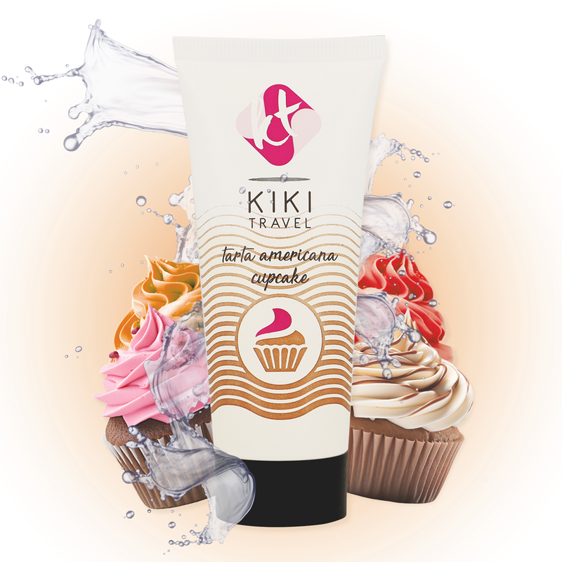 Kiki Travel Gel Deslizante Sabor Tarta Americana Cupcake 50 ml
