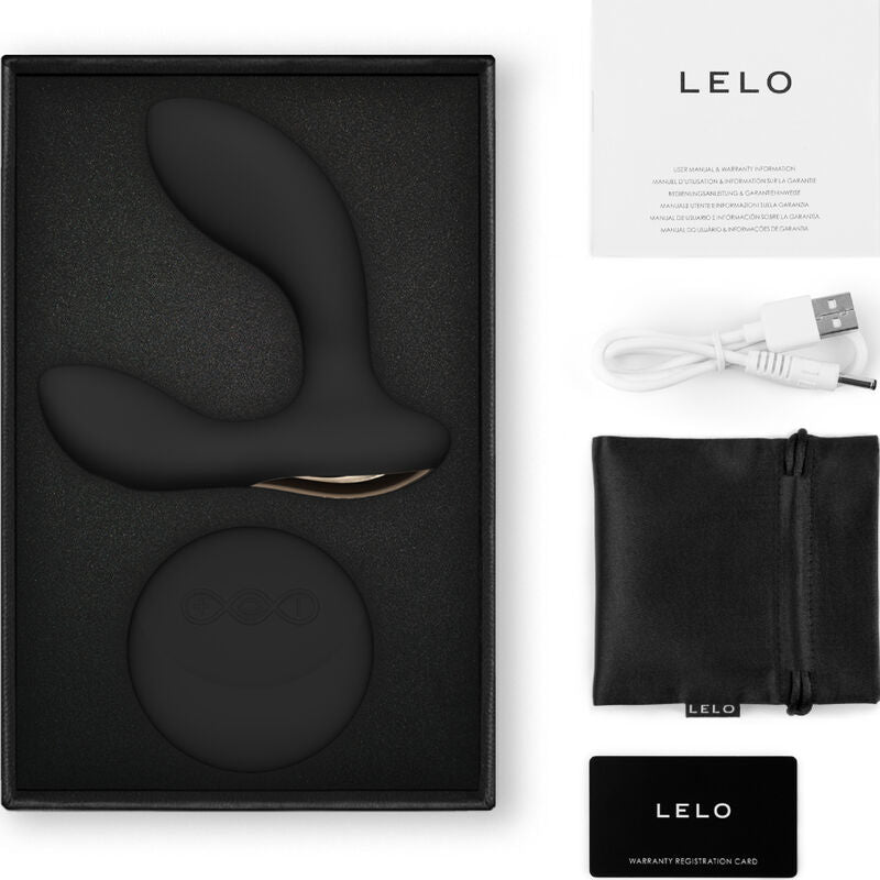 LELO Hugo 2 Masajeador de Próstata con Control Remoto Negro