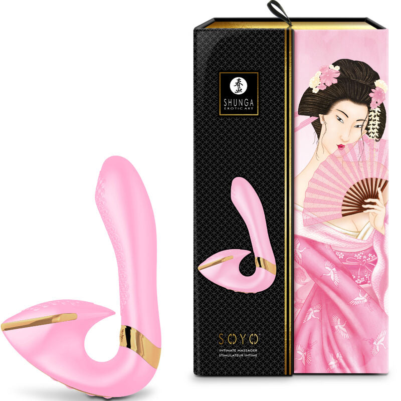 Shunga Soyo Intimate Massager Rosa