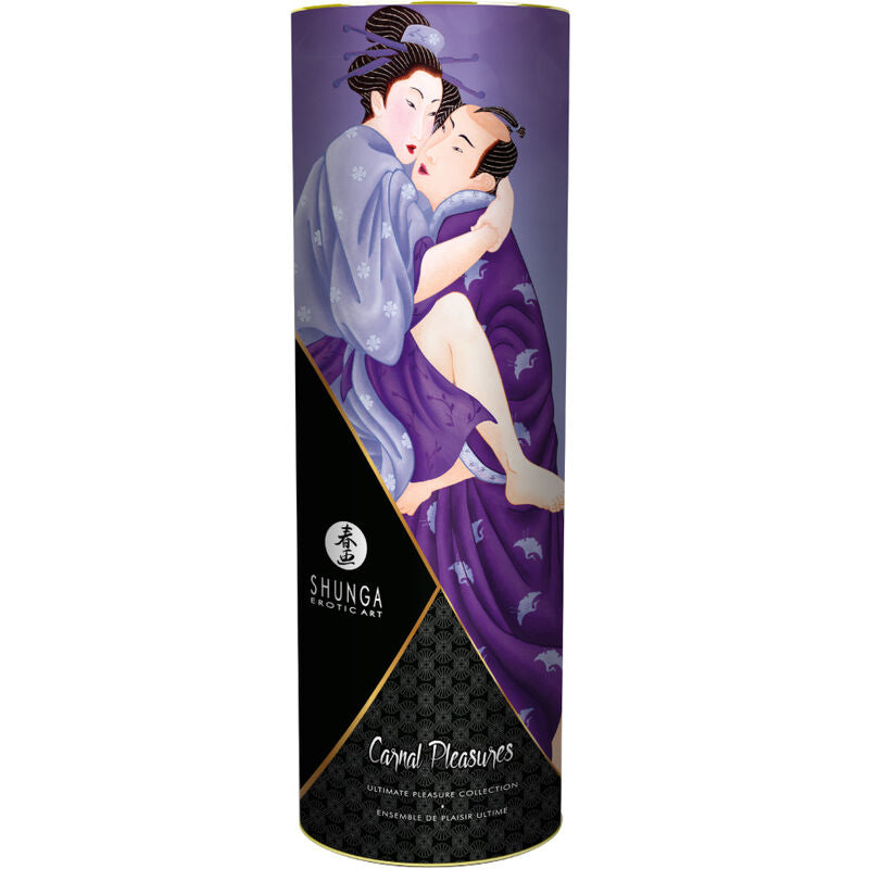 Shunga Carnal Pleasures Collection Kit - Aceites de Masaje