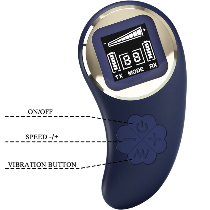 Pretty Love Mina Vibrating Egg Remote Control Blue