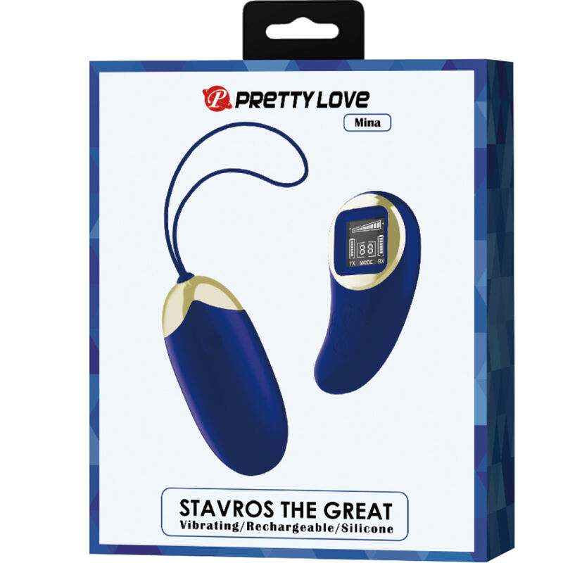 Pretty Love Mina Vibrating Egg Remote Control Blue